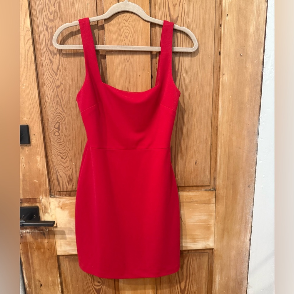 Anthropologie Red Dress